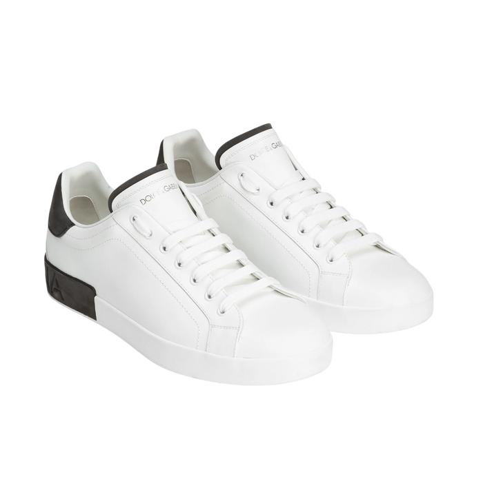 Scarpe Uomo Dolce & Gabbana Portofino in Pelle di Vitello Cuoio