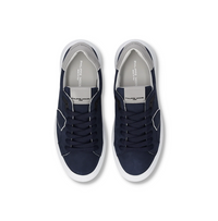 Scarpe Uomo Philippe Model Temple Nabuk Blu
