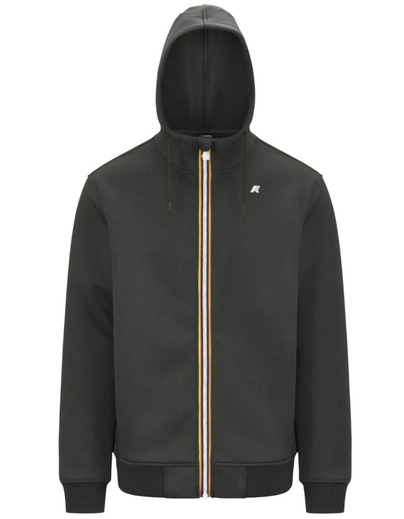 Felpa Uomo K-way RAINER SPACER Neoprene Verde
