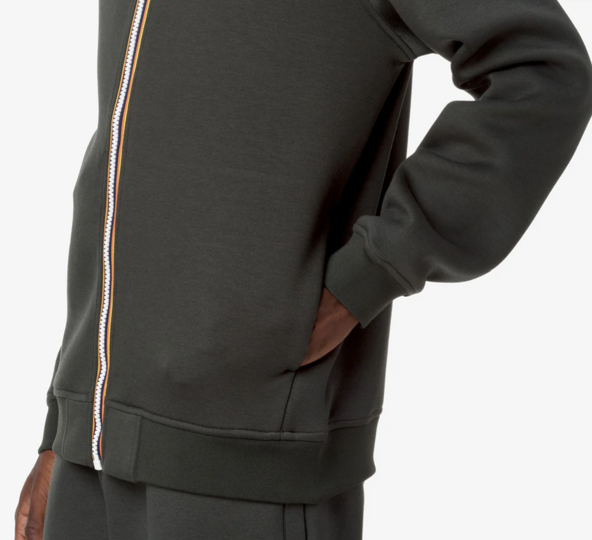 Felpa Uomo K-way RAINER SPACER Neoprene Verde