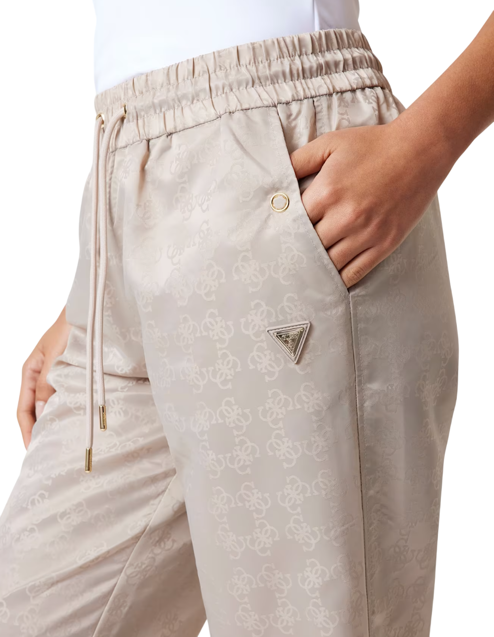 Pantalone Donna GUESS Nylon Logo 4G