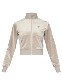 Tuta Donna GUESS in Ciniglia Logo Glitter