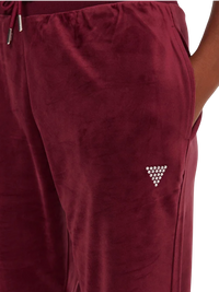 Tuta Donna GUESS in Ciniglia Logo Glitter