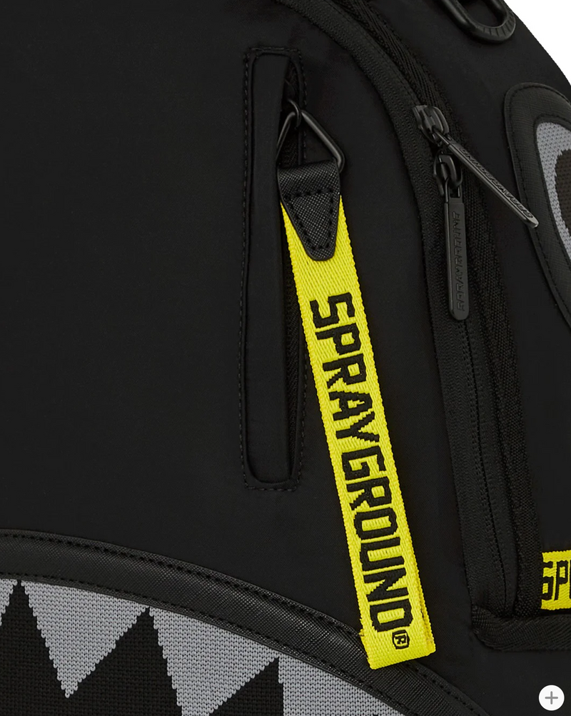 Zaino SPRAYGROUND SHARK CENTRAL YELLOW TAPE DLX SATIN BACKPACK Unisex