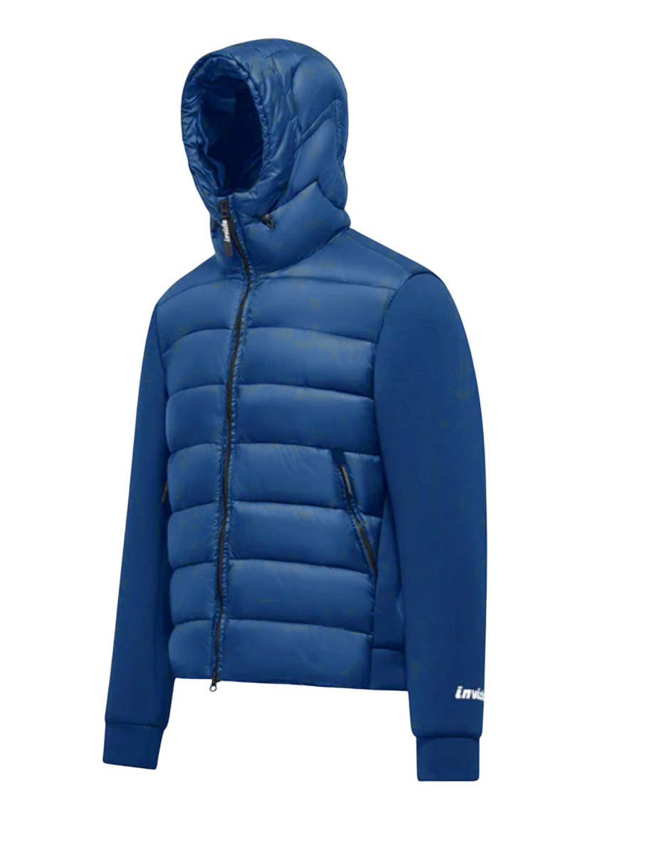 Giubbotto Uomo INVICTA Doppio Tessuto Bimaterica Bluette