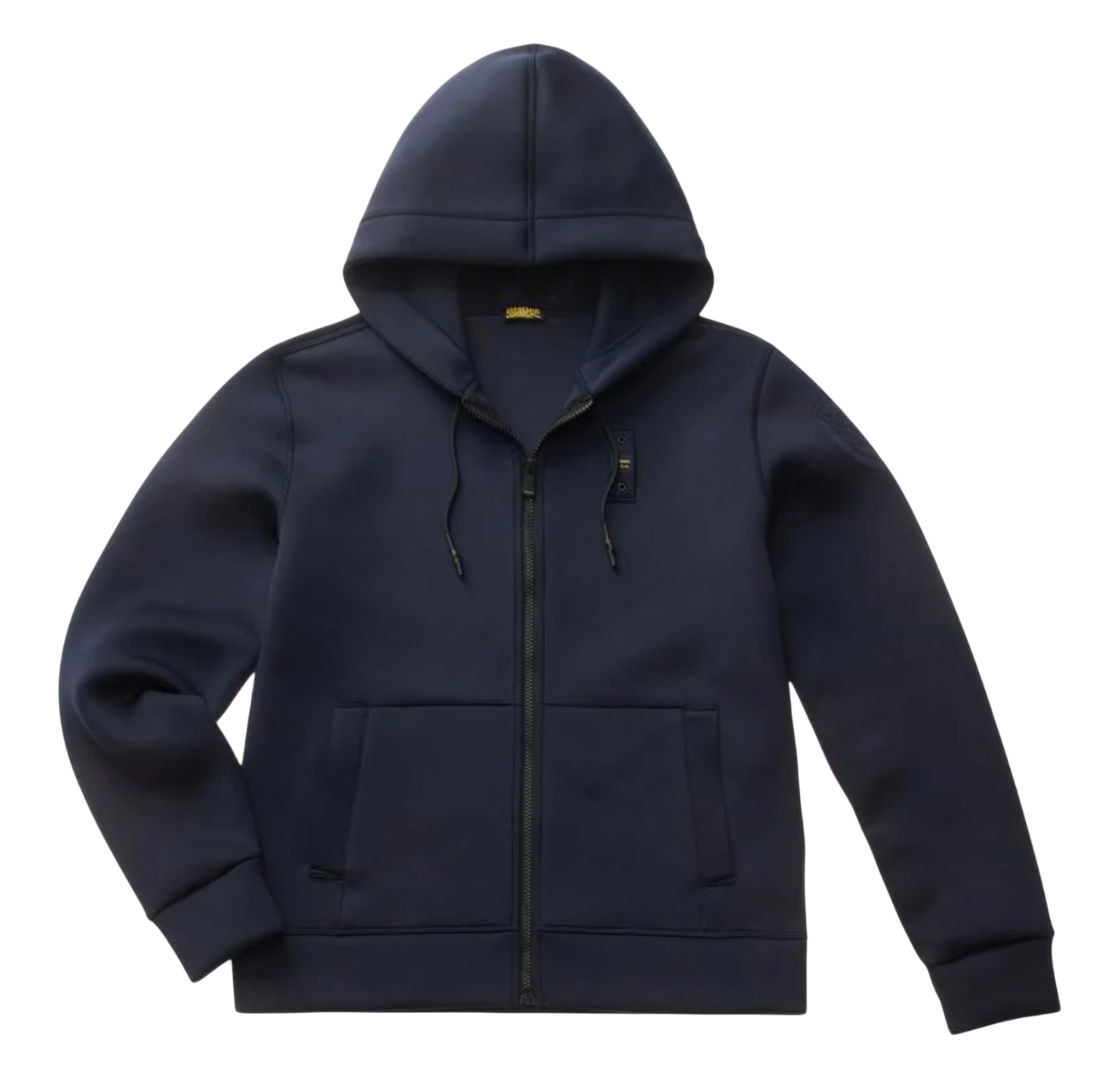 Felpa Uomo BLAUER In Neoprene Colby Blu