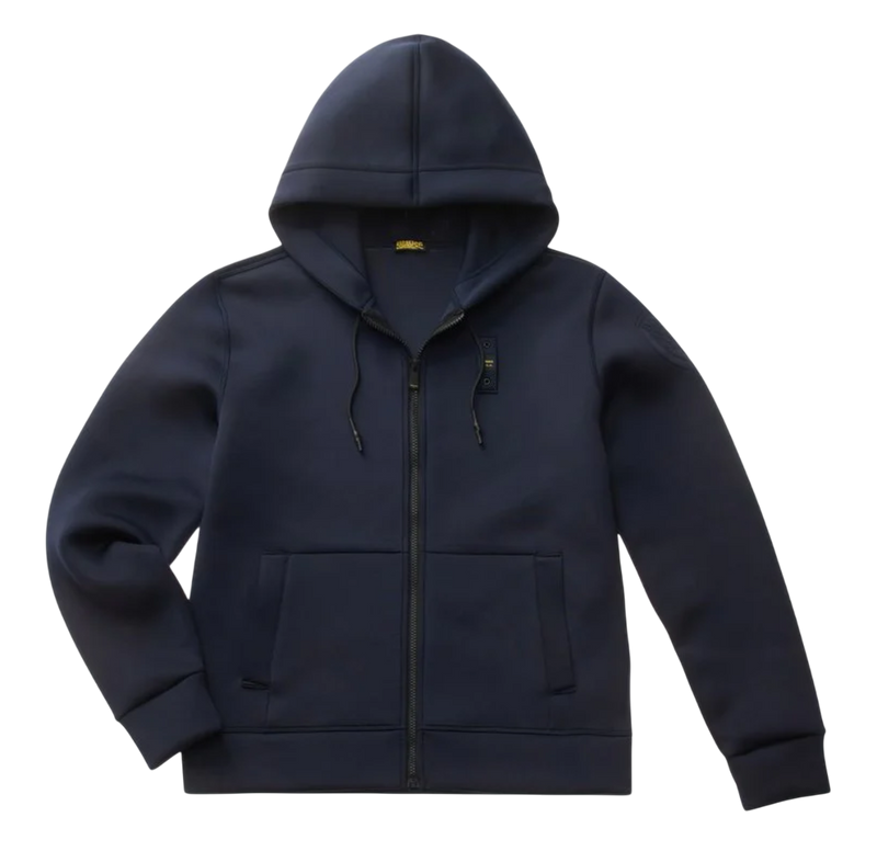 Felpa Uomo BLAUER In Neoprene Colby Blu