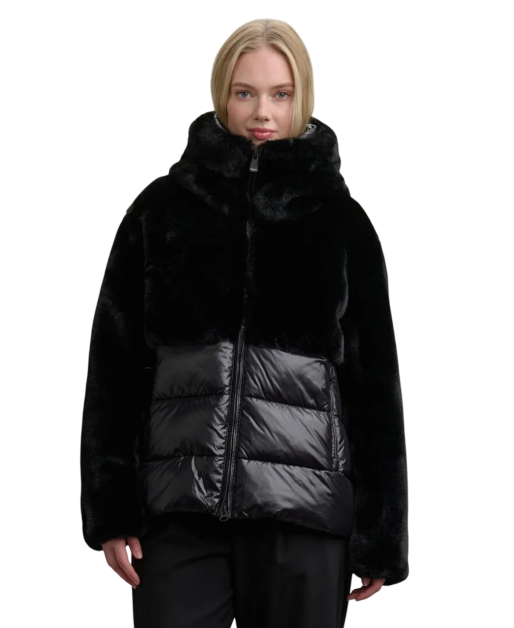 Giubbotto Donna BLAUER Nylon e Pelliccia FANEVIL
