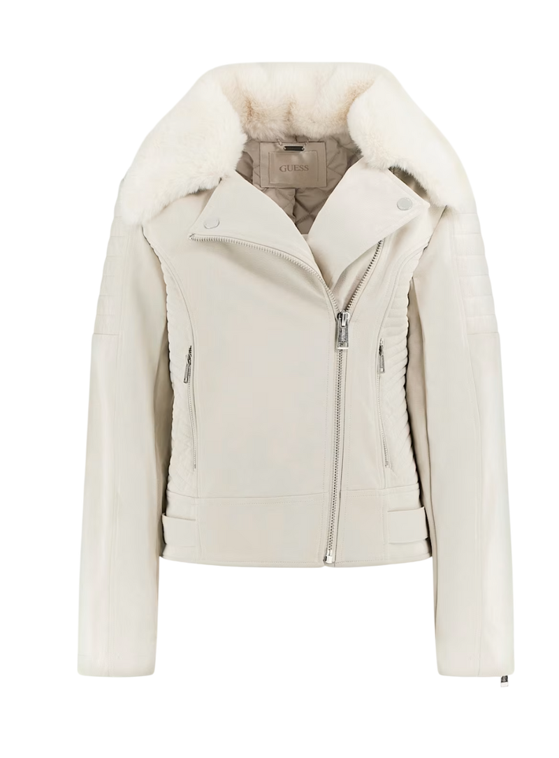 Giacca Donna GUESS in Similpelle Biker