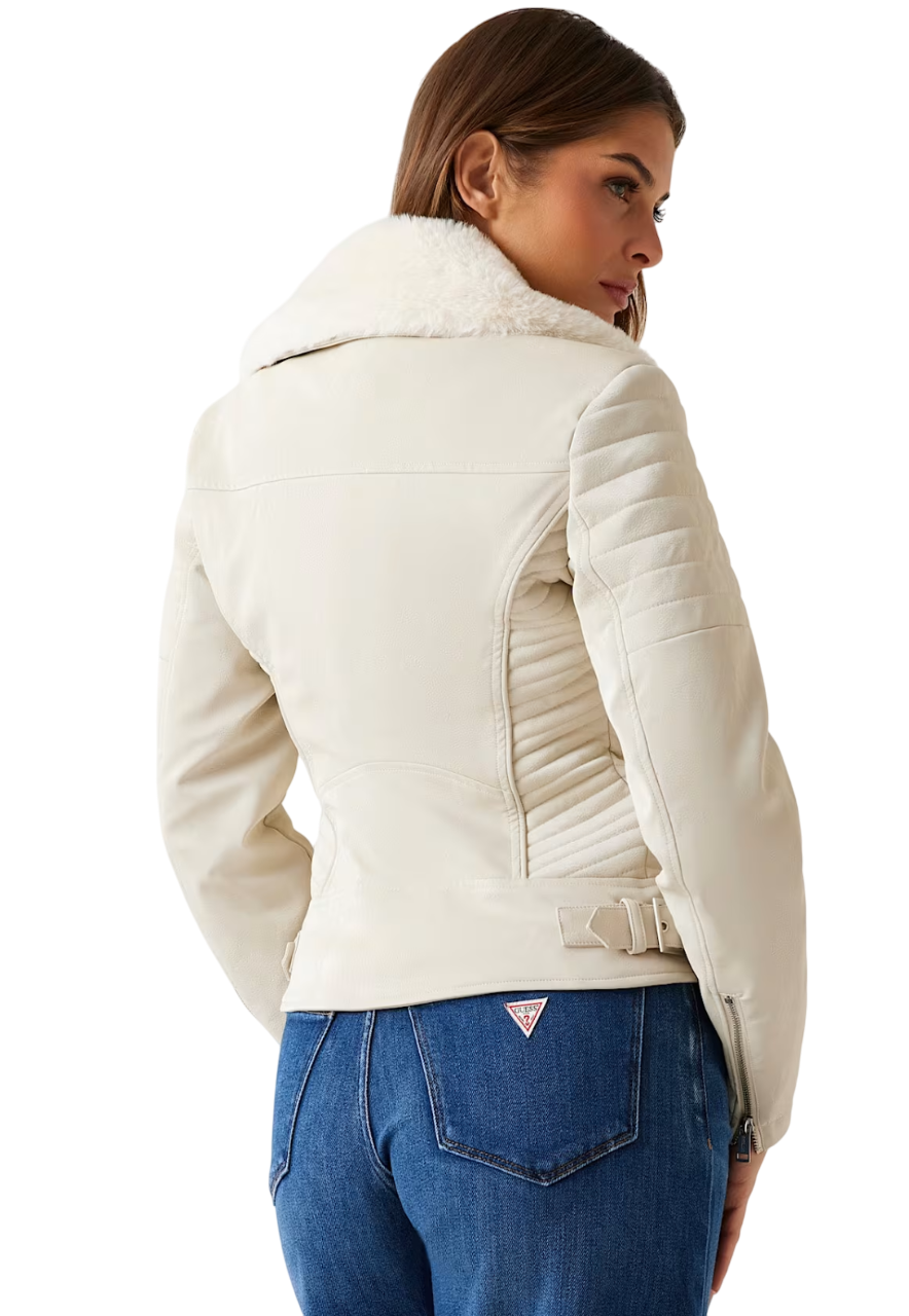 Giacca Donna GUESS in Similpelle Biker