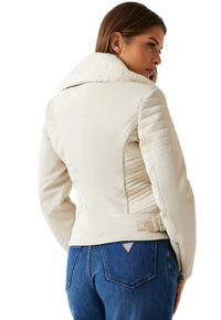 Giacca Donna GUESS in Similpelle Biker