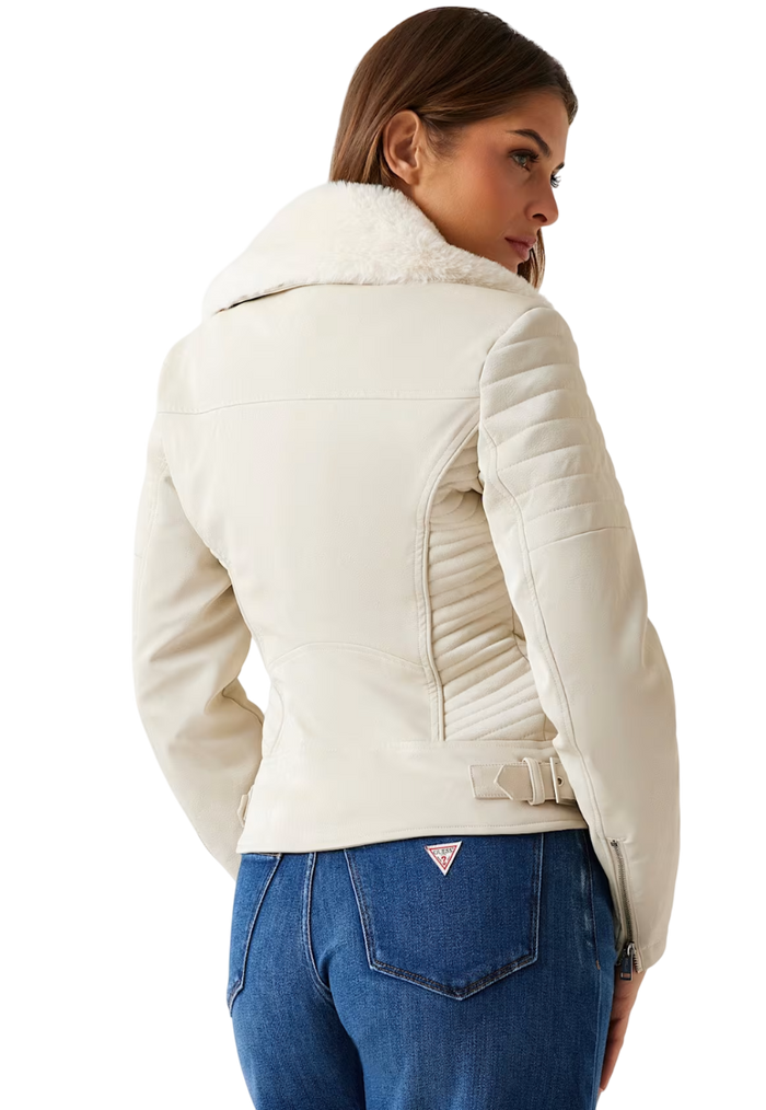 Giacca Donna GUESS in Similpelle Biker