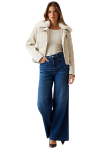 Giacca Donna GUESS in Similpelle Biker
