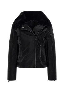 Giacca Donna GUESS in Similpelle Biker