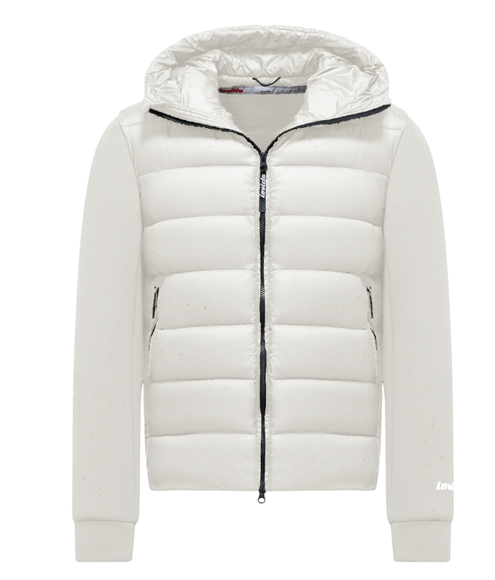 Giubbotto Uomo INVICTA Doppio Tessuto Bimaterica Bianco