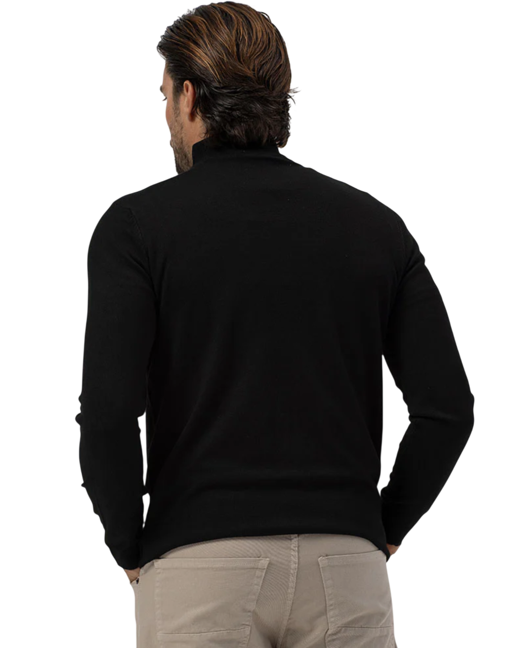 Maglia Uomo F.Mattioli Mezzo Collo Misto