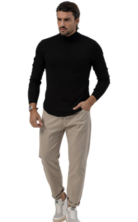 Maglia Uomo F.Mattioli Mezzo Collo Misto