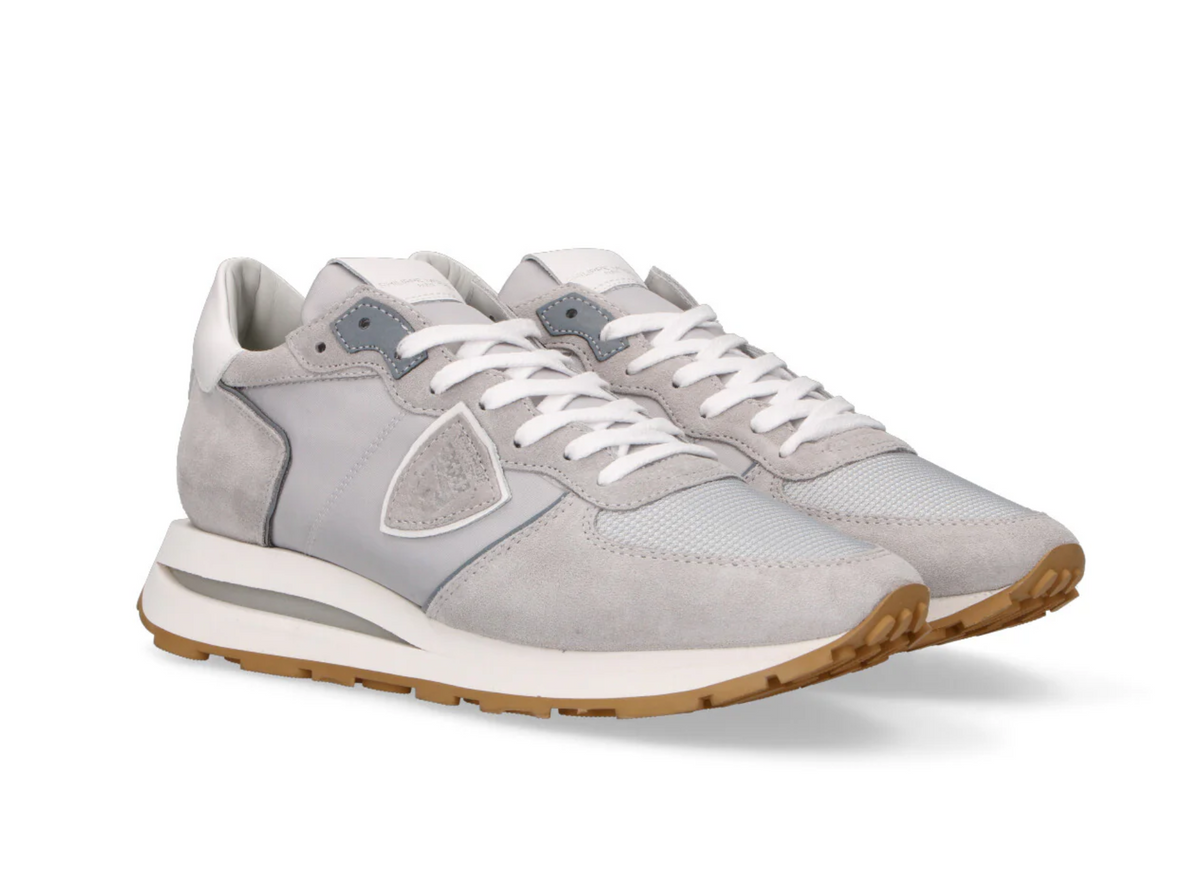 Scarpe Uomo Philippe Model Tropez Haute Perla Grigio