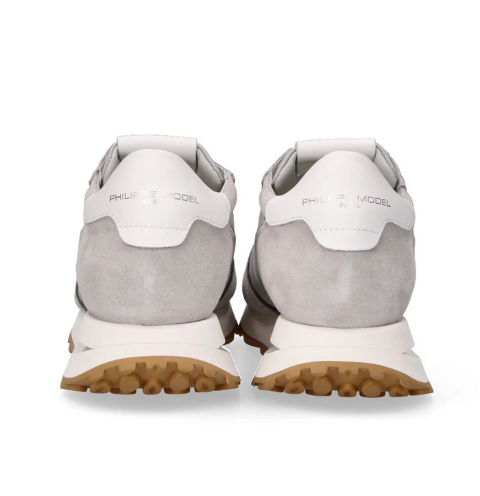 Scarpe Uomo Philippe Model Tropez Haute Perla Grigio