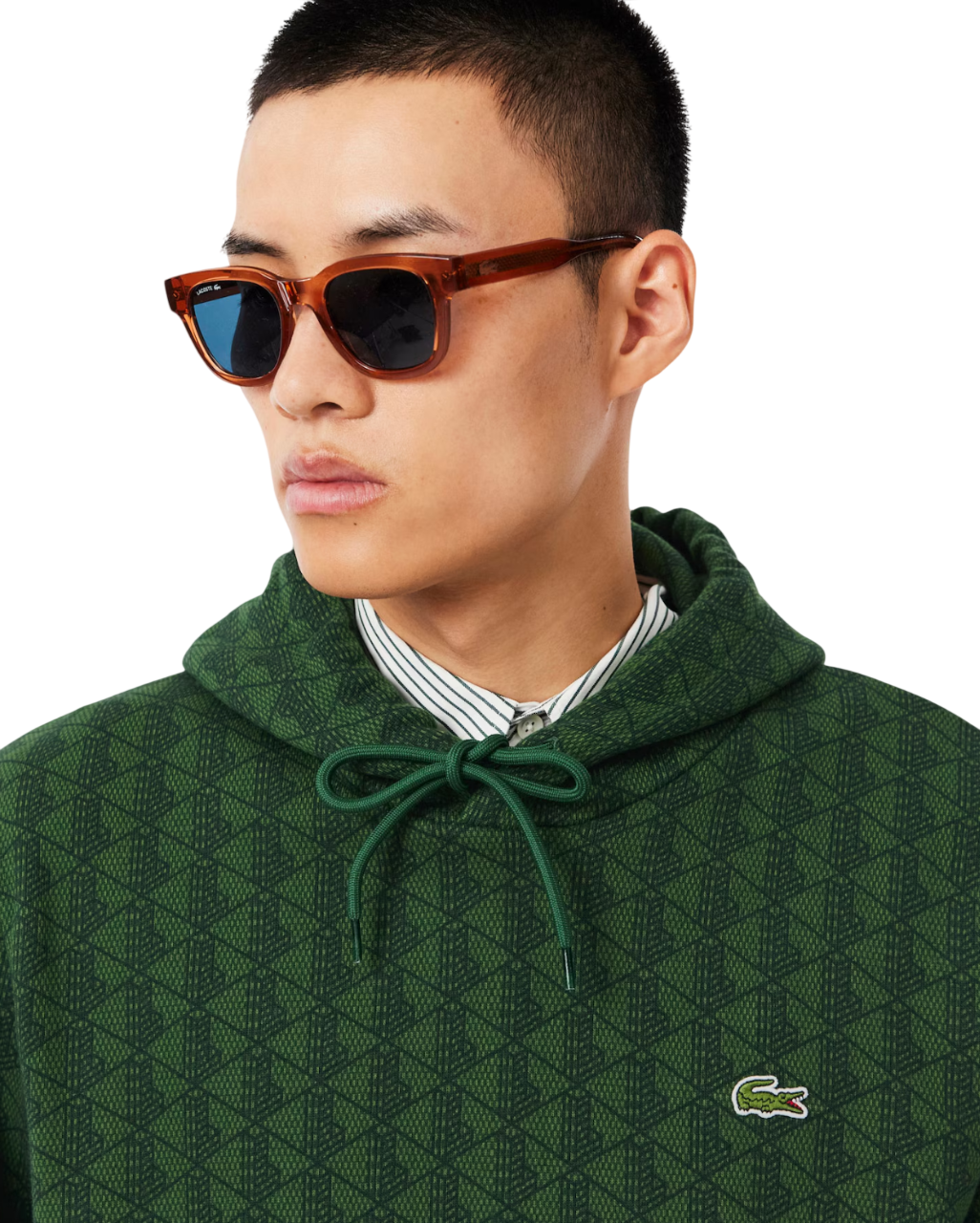 Felpa Uomo LACOSTE Monogramma