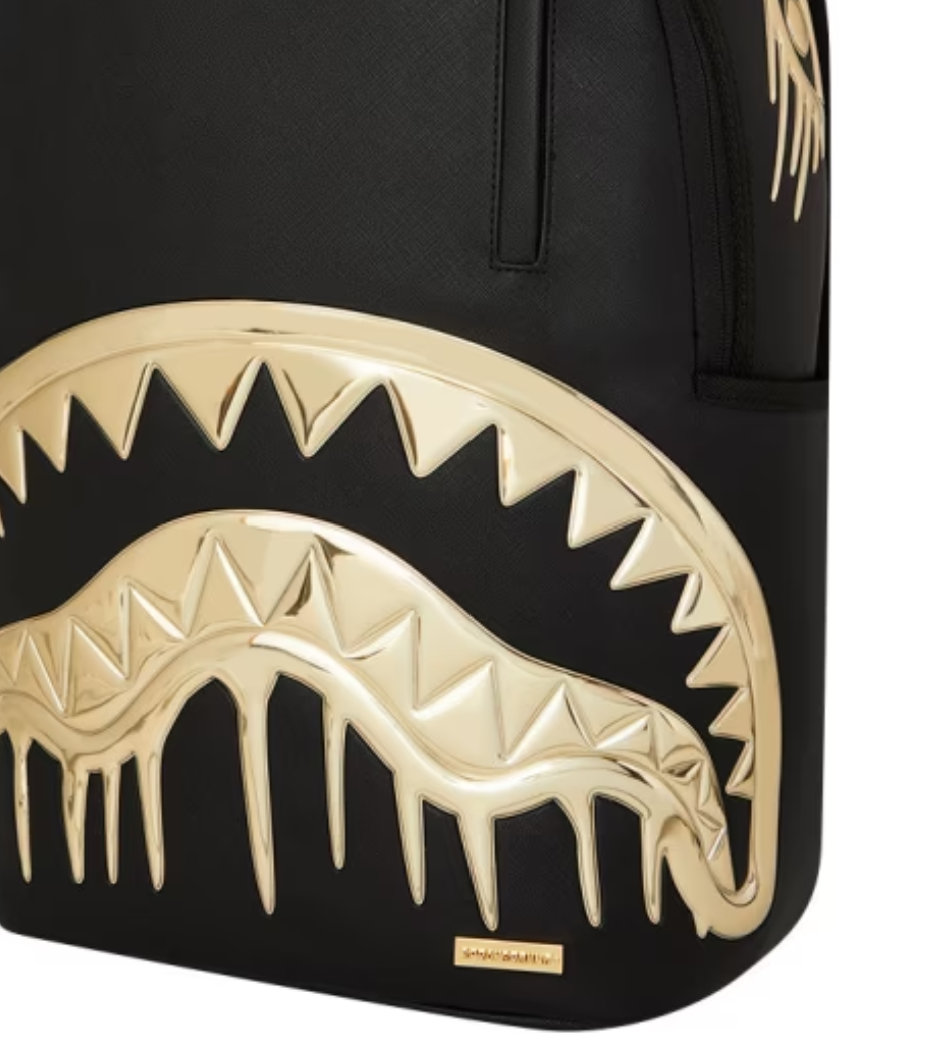 Zaino SPRAYGROUND Gold and Dangerous Shark