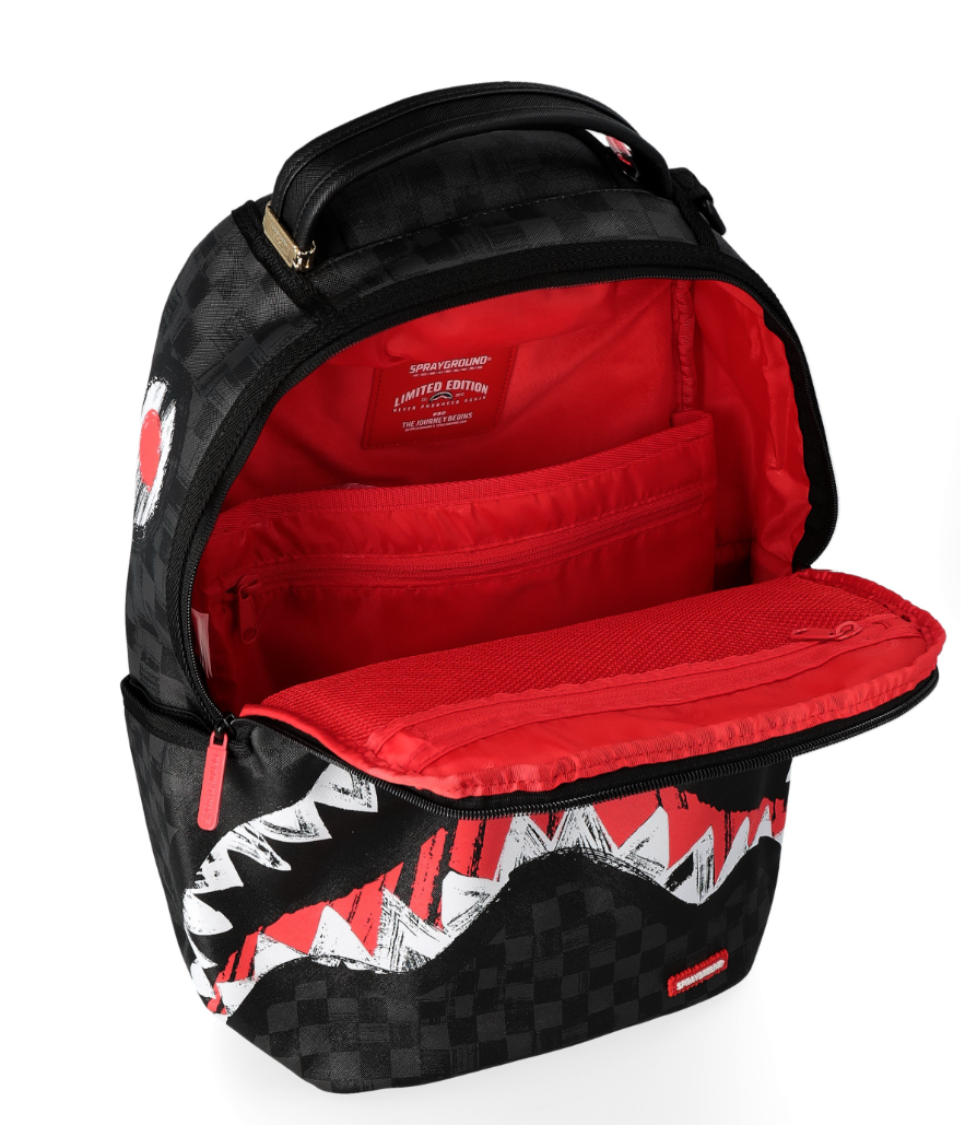 Zaino SPRAYGROUND Scribble Shark Drip Ceck
