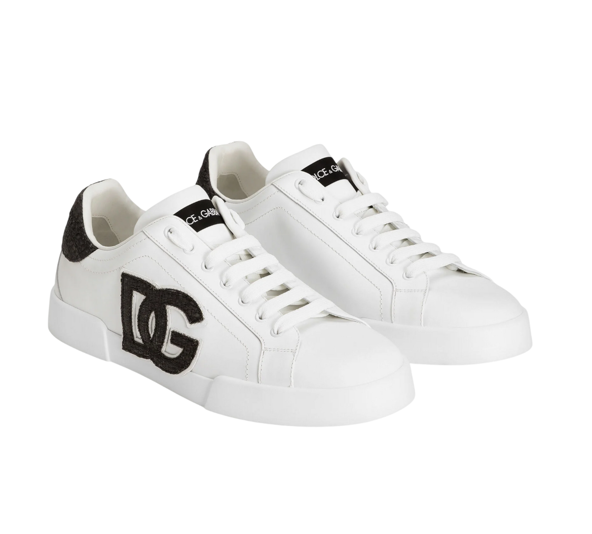 Scarpe Uomo Dolce & Gabbana Portofino Light Strobel in Pelle di Vitello Nappato