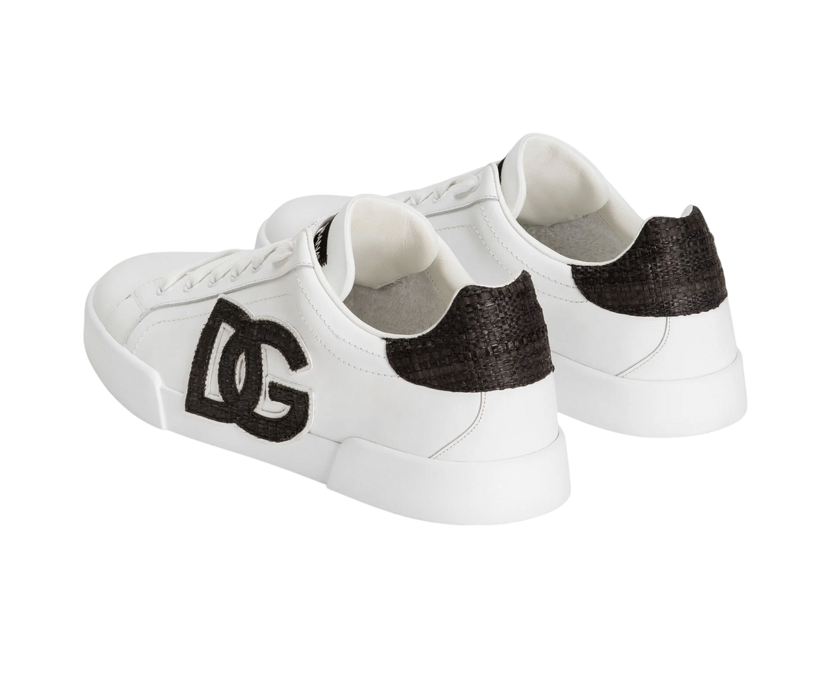 Scarpe Uomo Dolce & Gabbana Portofino Light Strobel in Pelle di Vitello Nappato