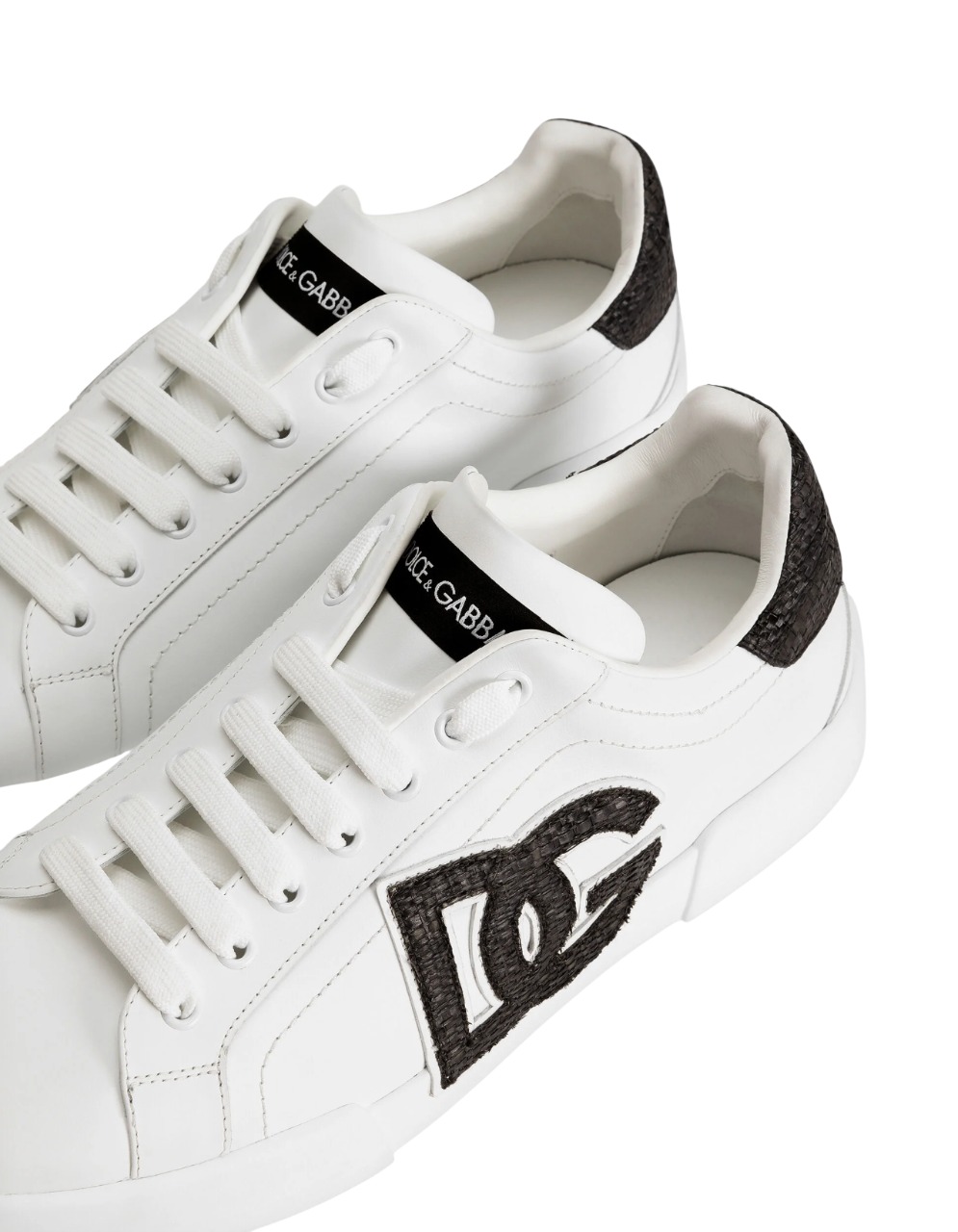 Scarpe Uomo Dolce & Gabbana Portofino Light Strobel in Pelle di Vitello Nappato