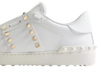 Scarpe Uomo VALENTINO GARAVANI Bianco Rockstud Untitled Pelle di Vitello