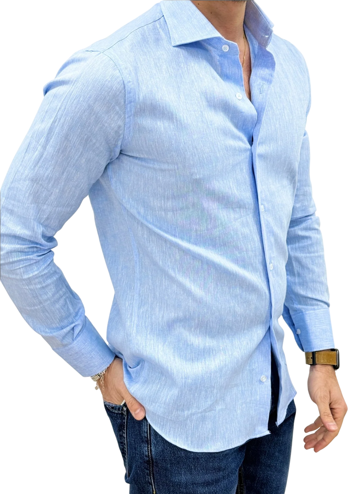 Camicia Uomo in Lino