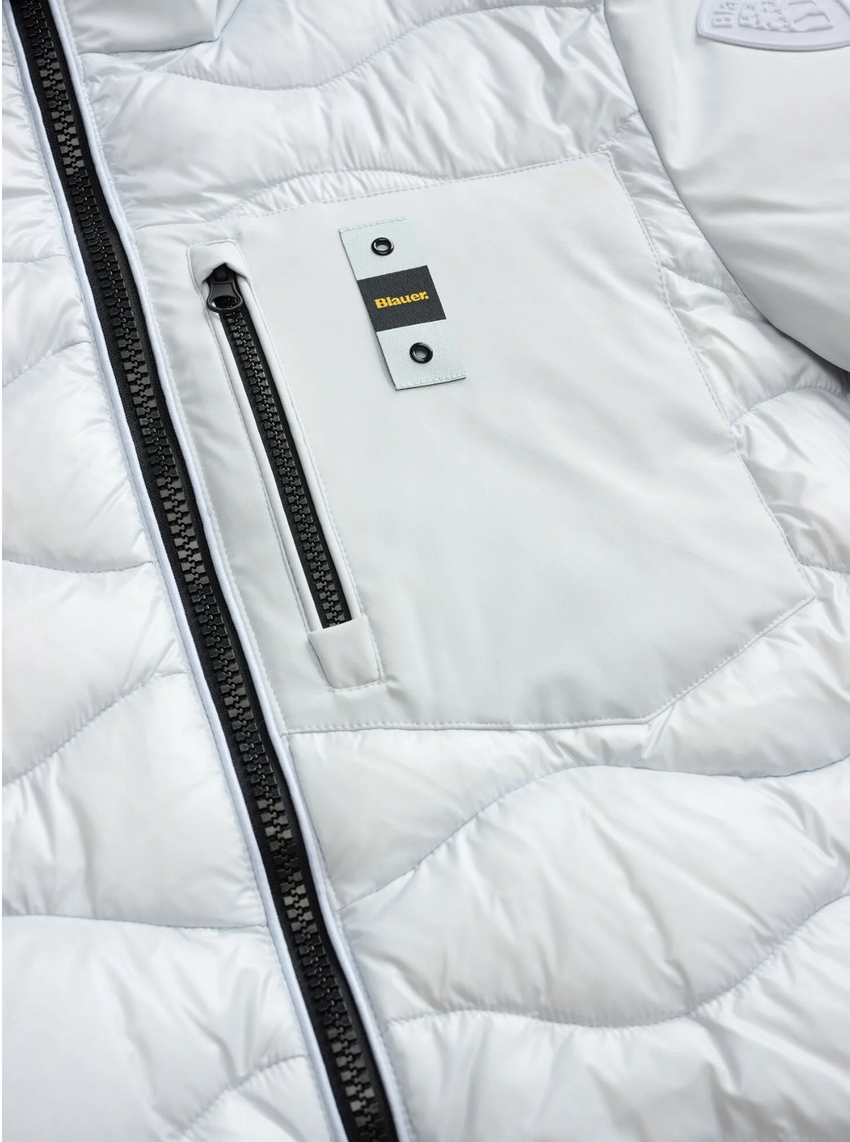 Giubbotto Uomo BLAUER Doppio Tessuto ALBERT Bianco