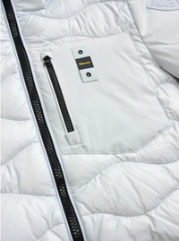 Giubbotto Uomo BLAUER Doppio Tessuto ALBERT Bianco
