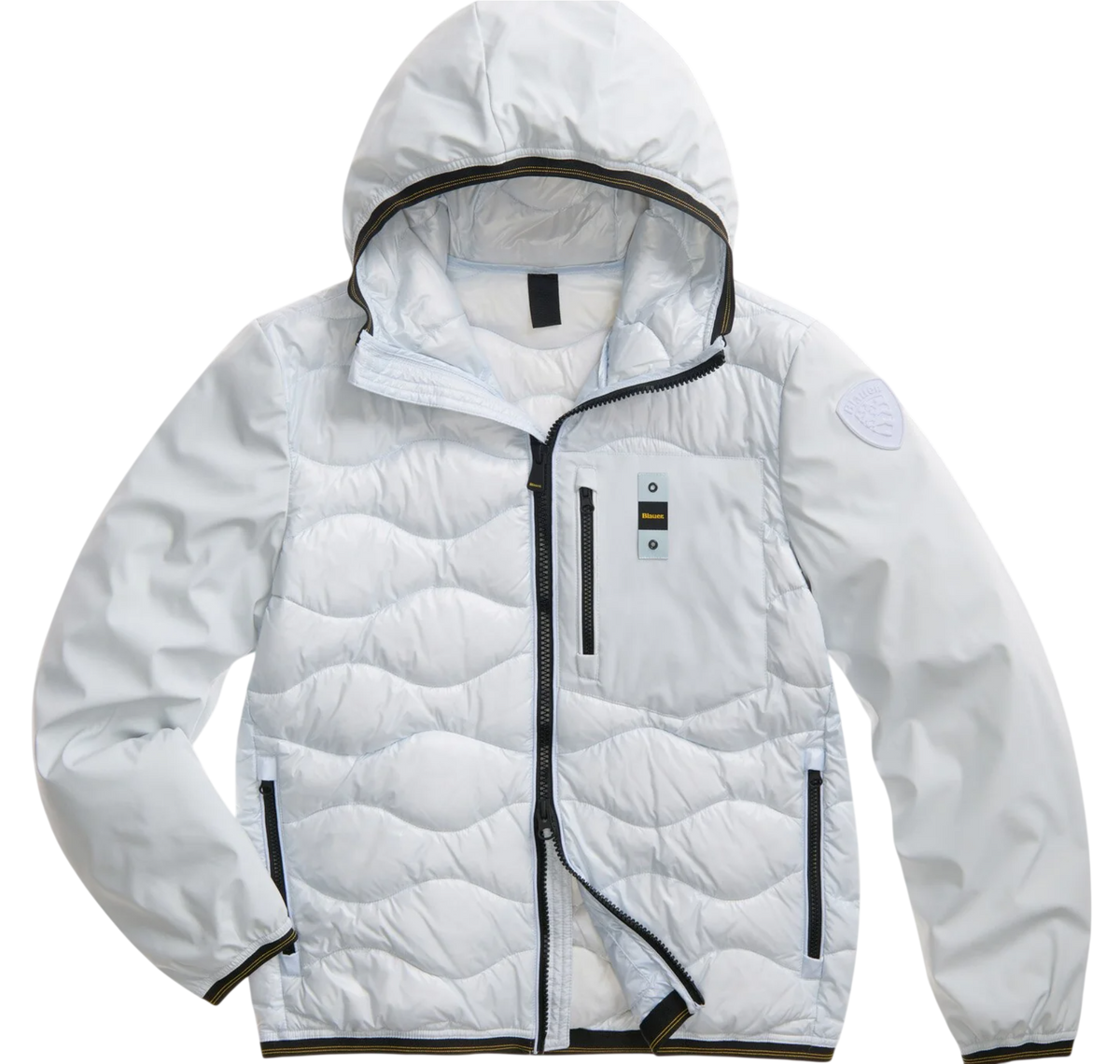 Giubbotto Uomo BLAUER Doppio Tessuto ALBERT Bianco