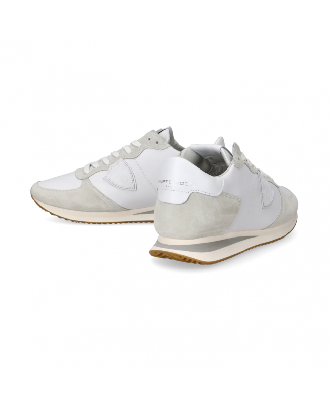 Scarpe Uomo PHILIPPE MODEL  Tropez Low Bianco