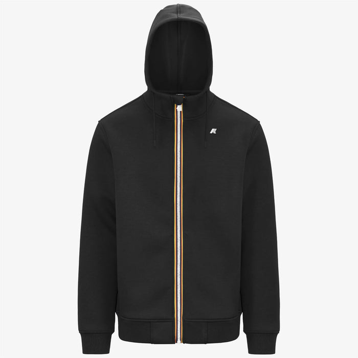 Felpa Uomo K-way Rainer Spacer Neoprene Black