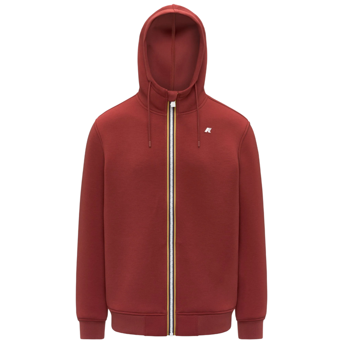 Felpa Uomo K-way Rainer Spacer Neoprene Red