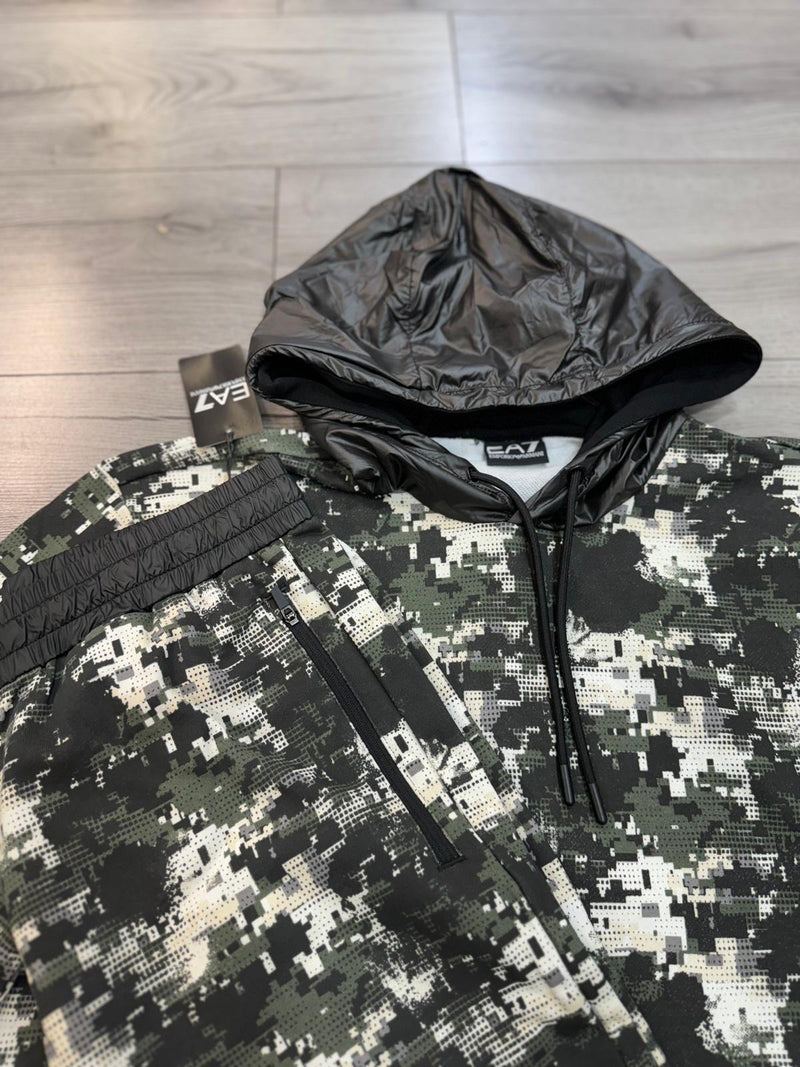 Tuta Uomo EA7 Emporio Armani Camouflage Cargo