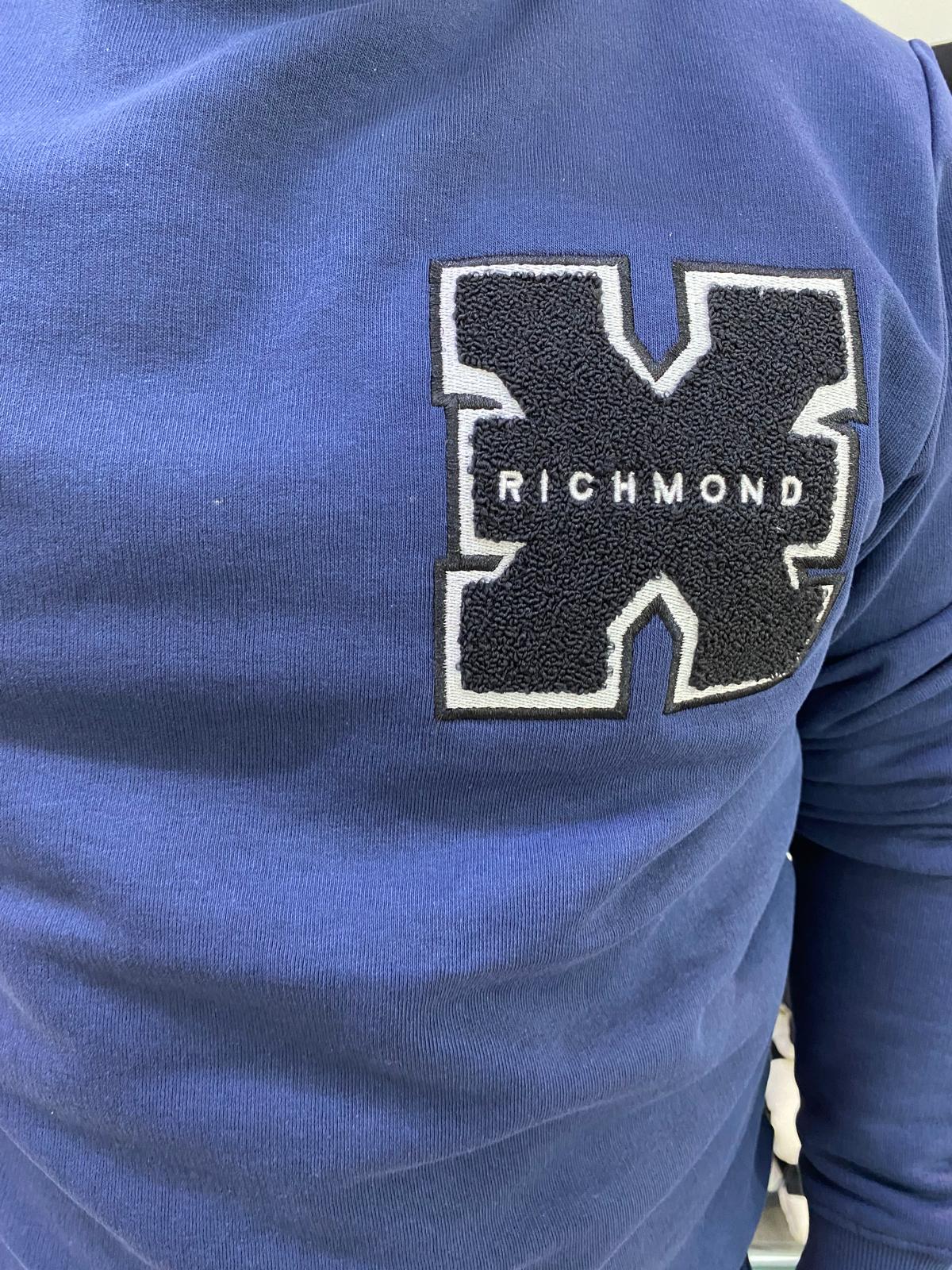 Felpa Uomo RICHMOND logo Spugna