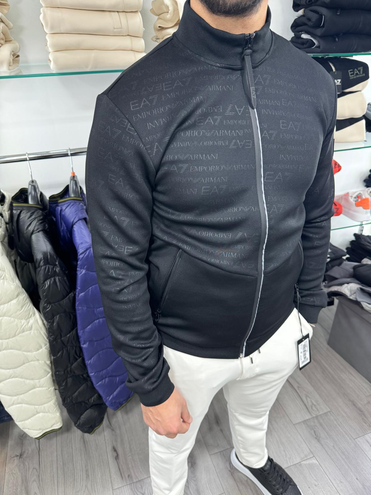 Felpa Uomo EA7 Emporio Armani Multilogo