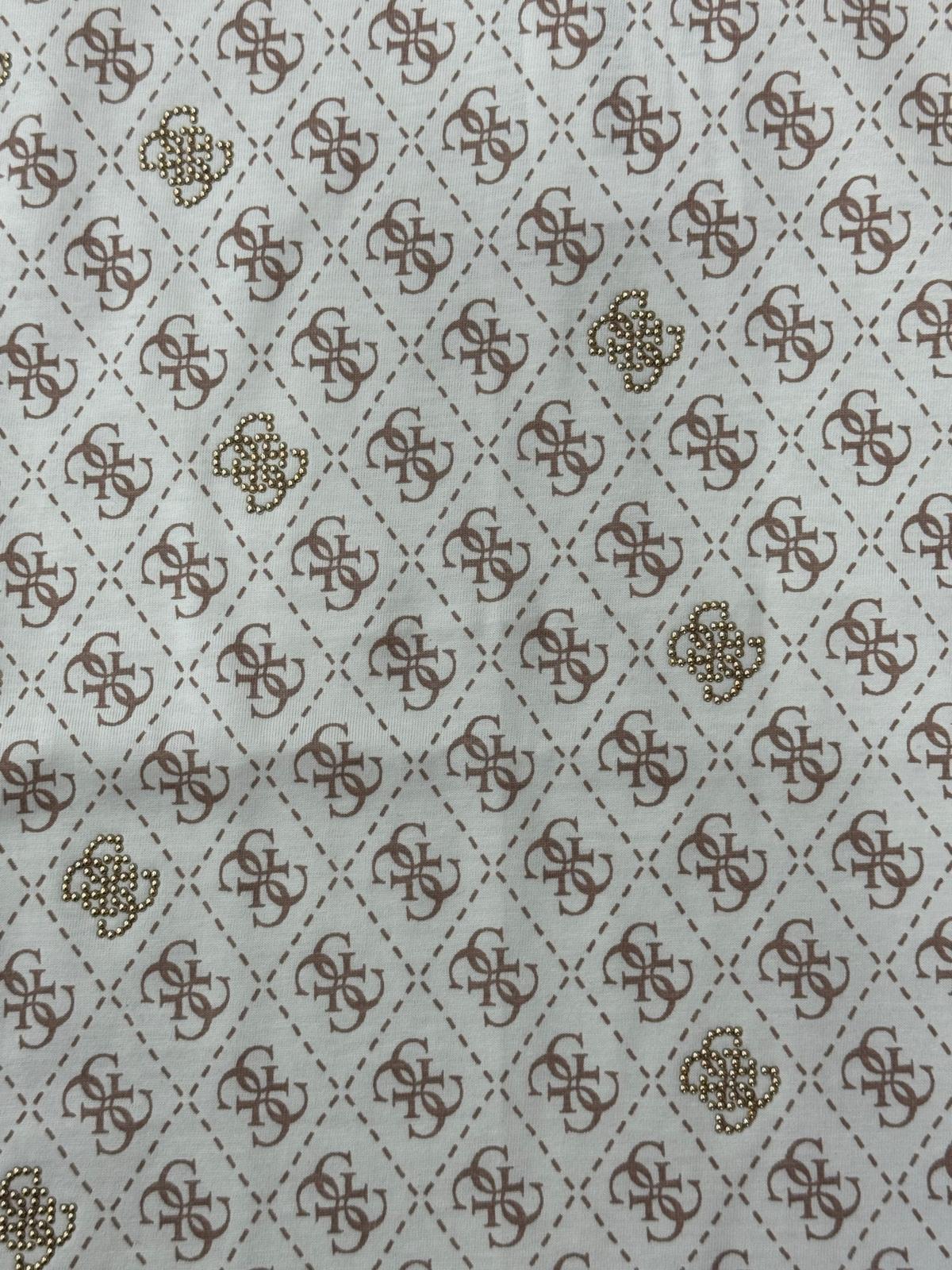 T-shirt Donna Guess Monogramma Logo