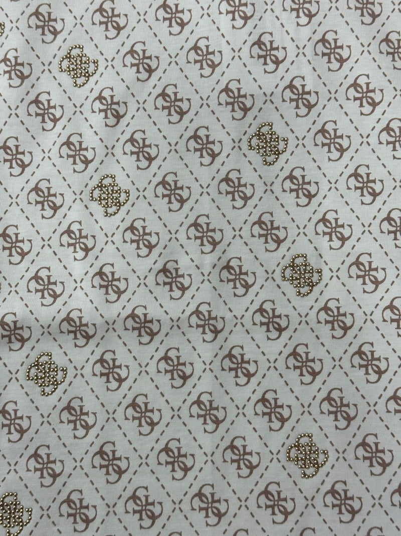 T-shirt Donna Guess Monogramma Logo