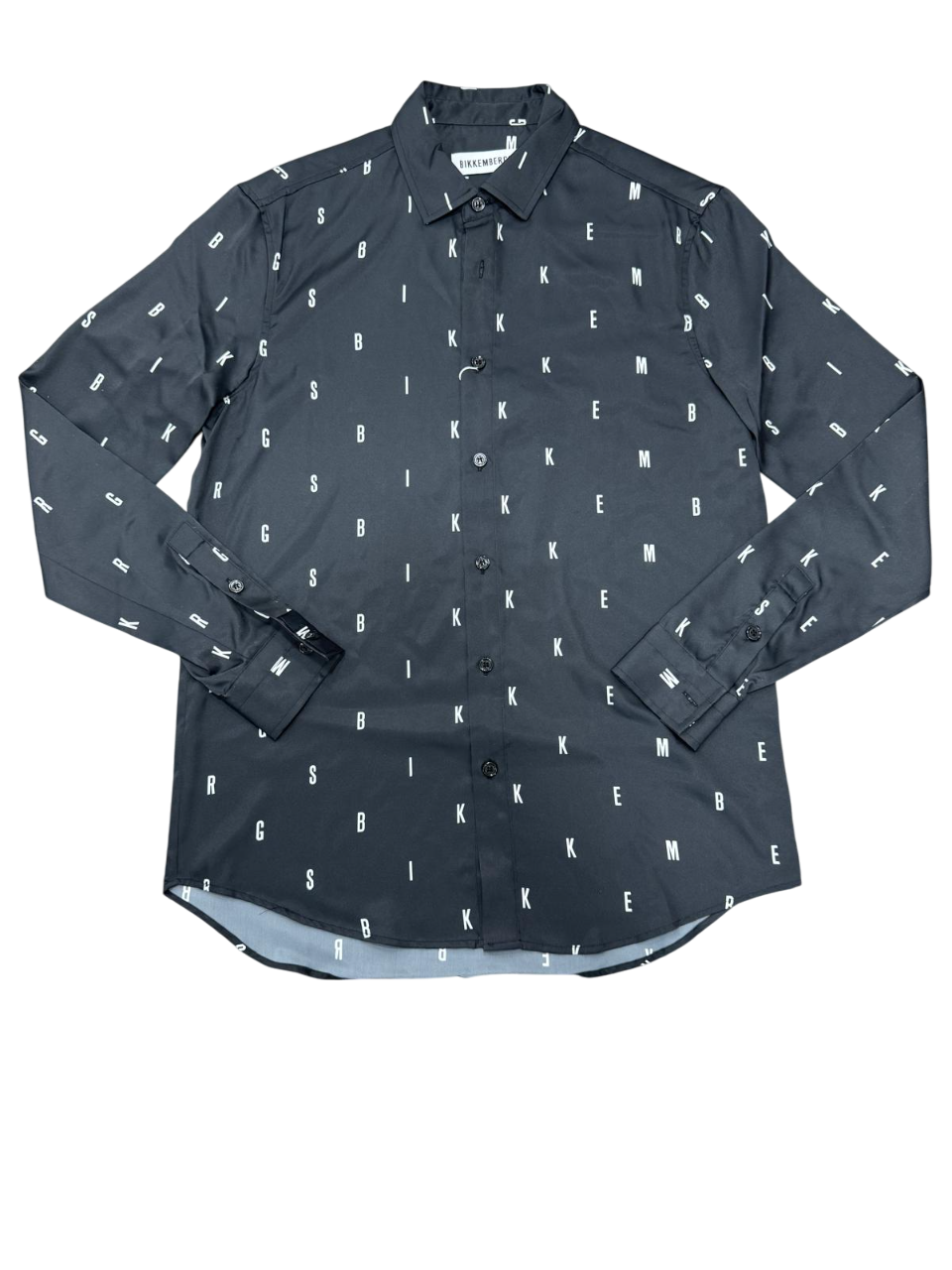 Camicia Uomo BIKKEMBERGS Lucida Stampa All-Over