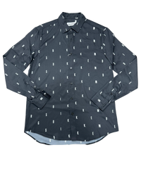 Camicia Uomo BIKKEMBERGS Lucida Stampa All-Over