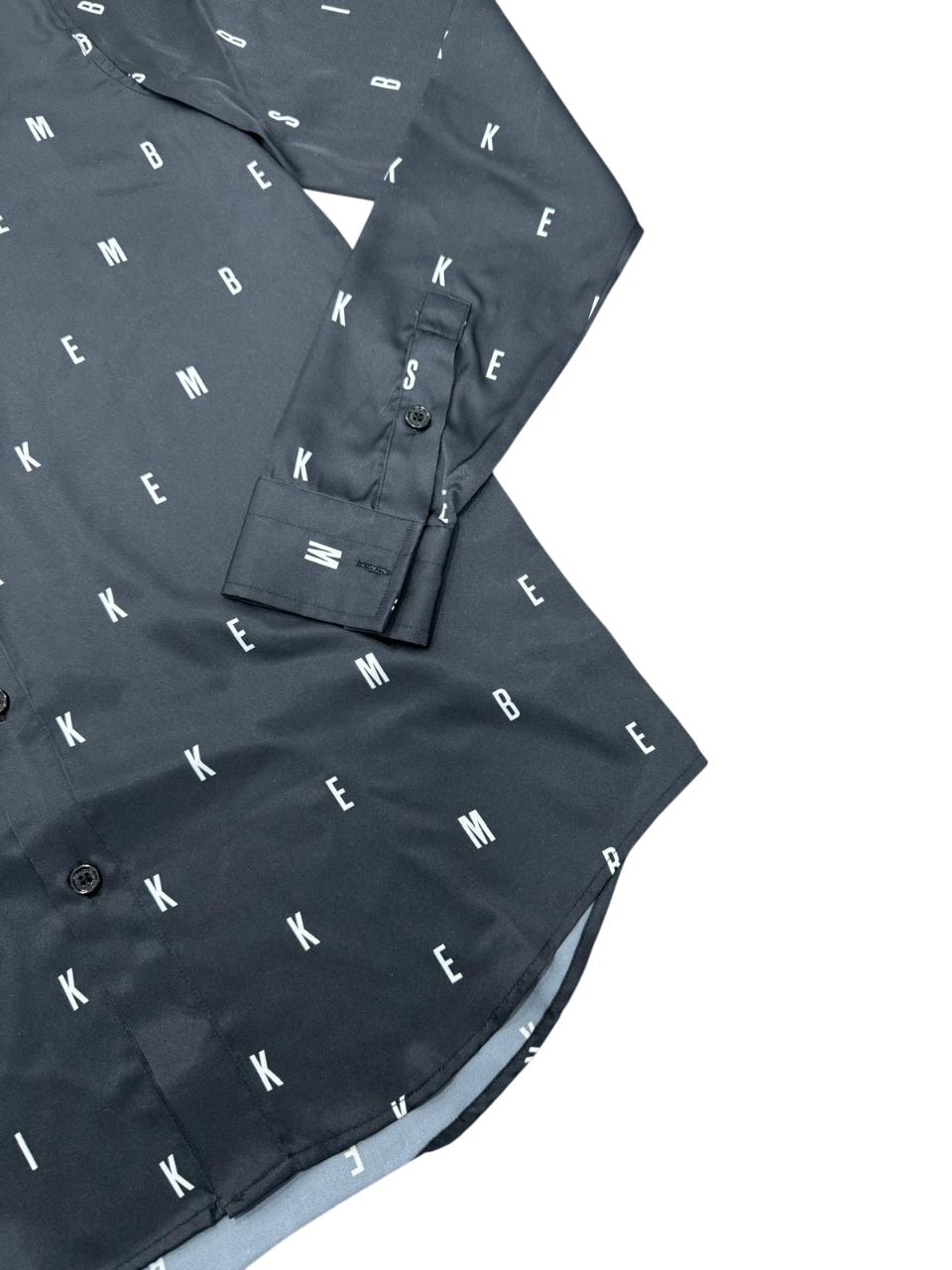 Camicia Uomo BIKKEMBERGS Lucida Stampa All-Over