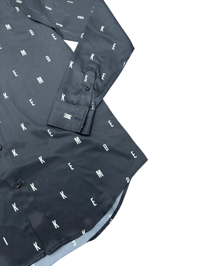 Camicia Uomo BIKKEMBERGS Lucida Stampa All-Over
