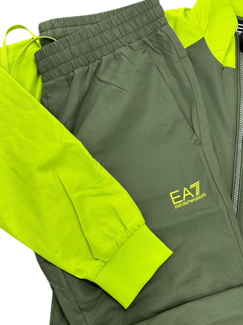 Tuta Uomo EA7 Emporio Armani Ventus 7 Tecnica Fluo