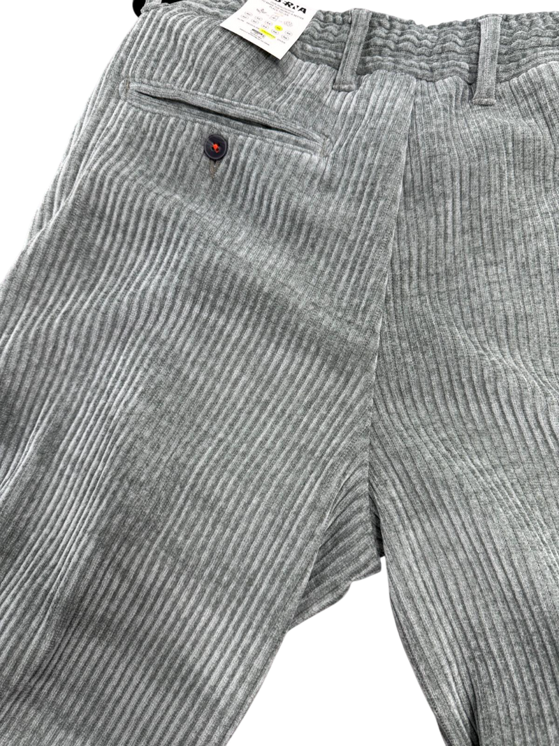 Pantalone Uomo BERNA In Velluto Polsini SALVIA