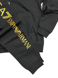 Tuta Uomo EA7 Emporio Armani Logo Oro Gold