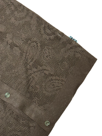 Camicia Polo Uomo BERNA in Maglia Traforata Crochet Caffè